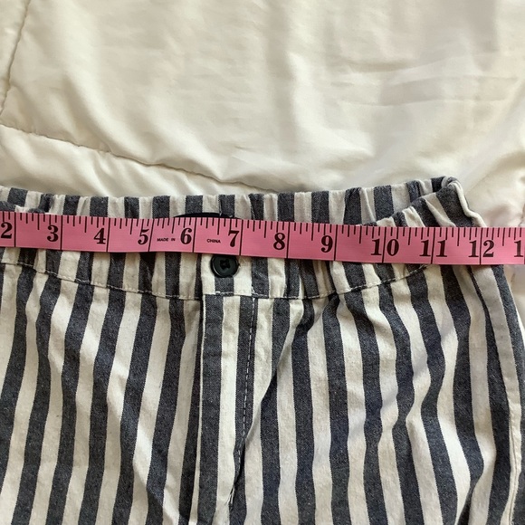 Brandy Melville Striped Cotton Stretch Crop Pants 24”x25” - Picture 7 of 11